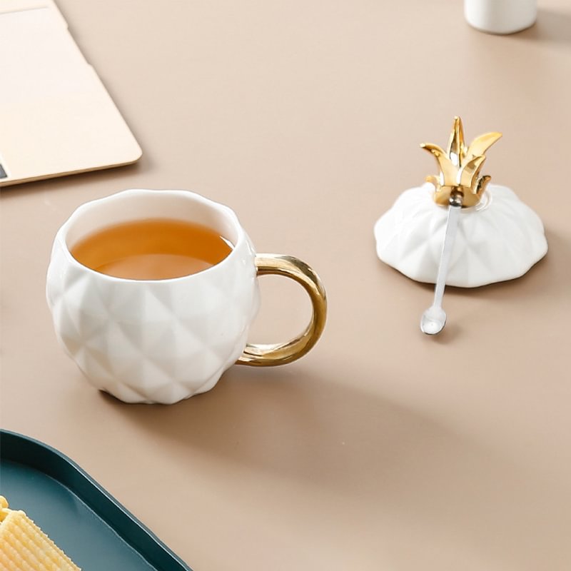 Pineapple Shaped Ceramic Mug