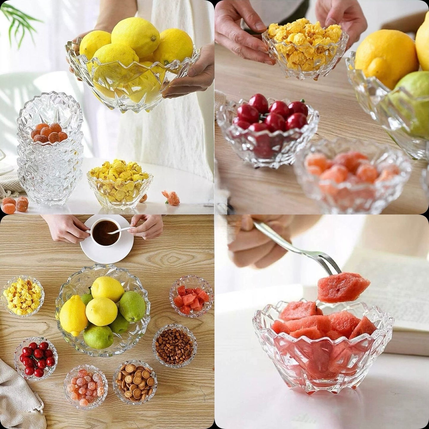 7-Piece Premium Glass Serving Set