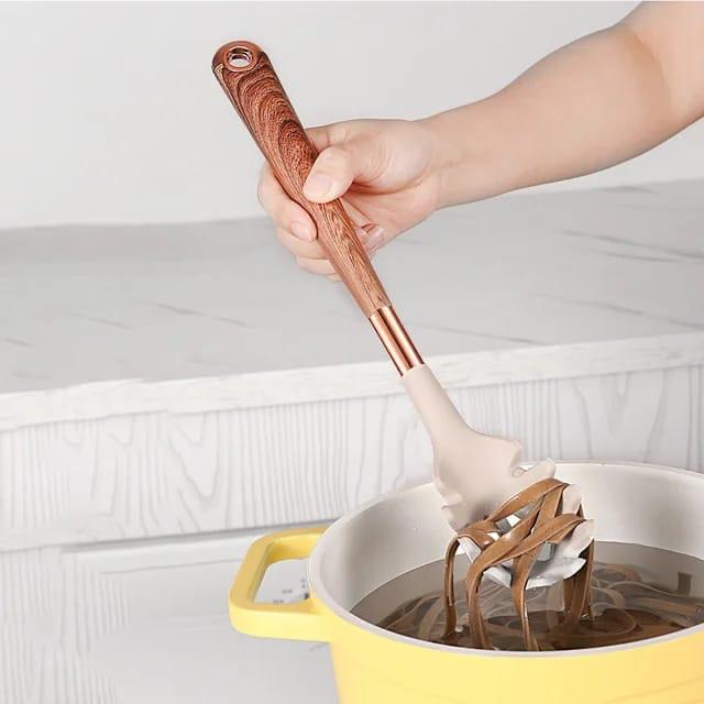 11-Piece Silicone Serving Spoon Set