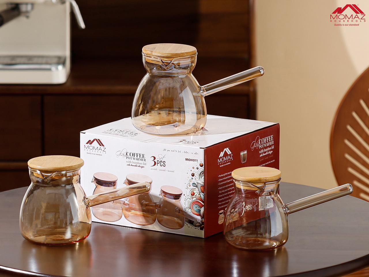 Amber Glass Teapot