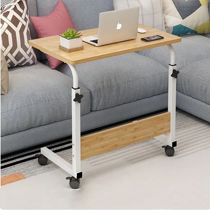 Adjustable Height Rolling Laptop Desk – Overbed & Sofa Table