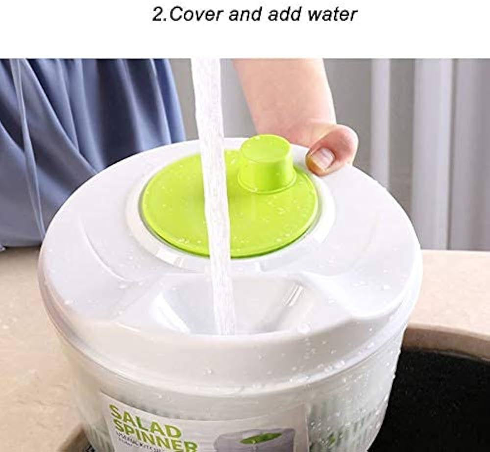 Premium Salad Spinner – Quick & Easy Greens Prep