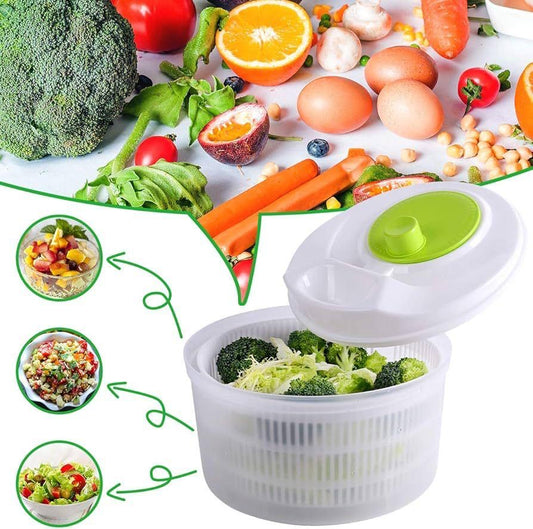 Premium Salad Spinner – Quick & Easy Greens Prep