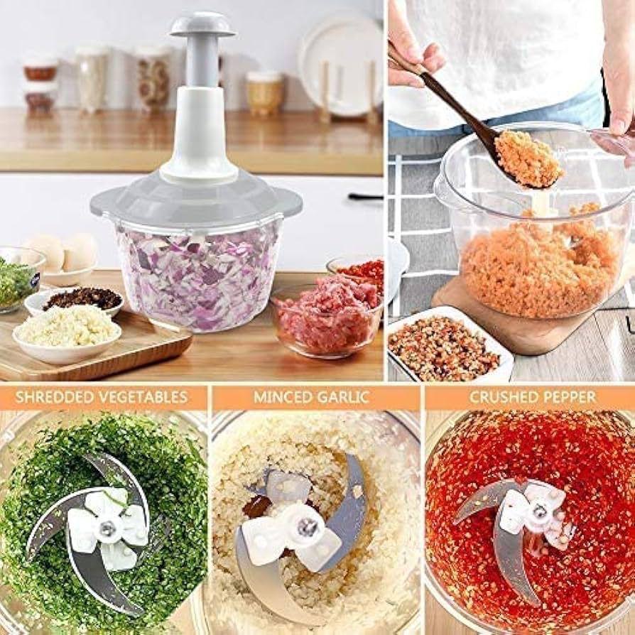 Manual Chopper for Vegetables and Fruits – 2L Capacity