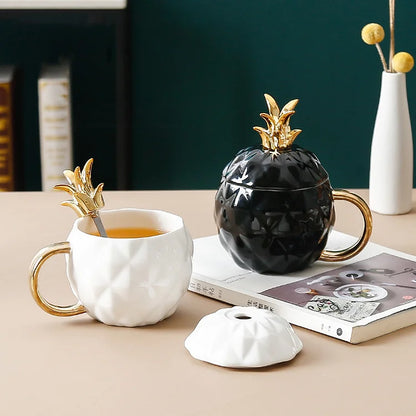 Pineapple Shaped Ceramic Mug