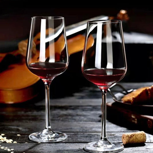 Elegant Glass Cups with Heavy Base – Set of 6