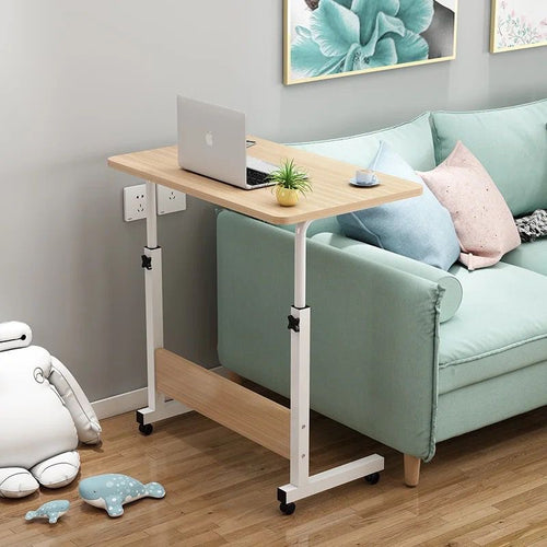 Adjustable Height Rolling Laptop Desk – Overbed & Sofa Table