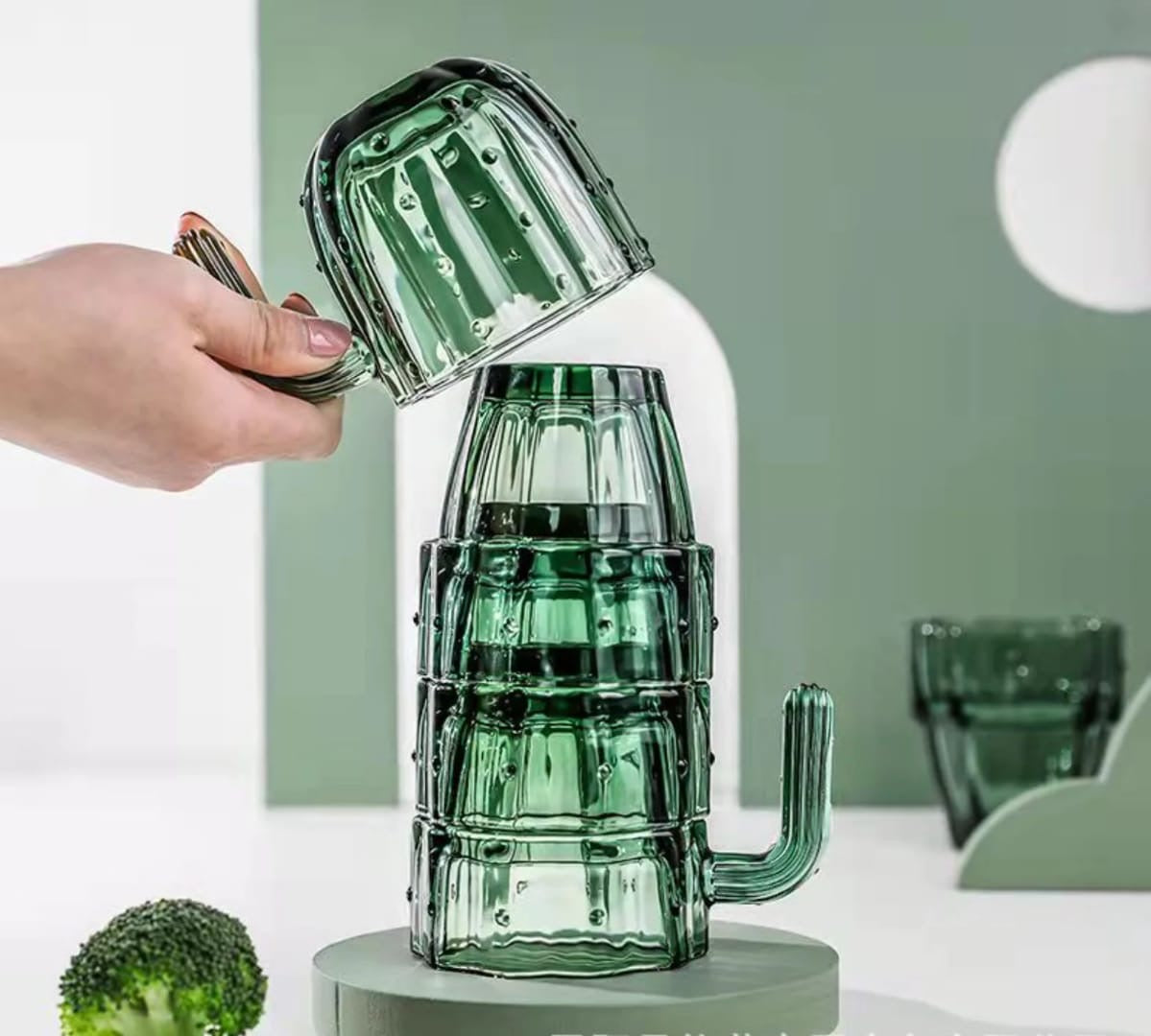 Cactus Shape Drinking Glasses