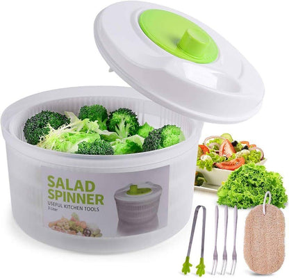 Premium Salad Spinner – Quick & Easy Greens Prep