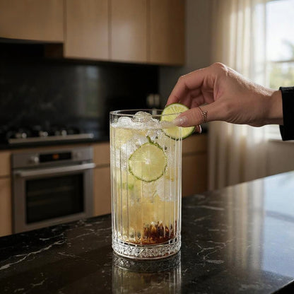 Premium Heavy Glass Juice Cups – Set of 6