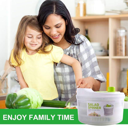 Premium Salad Spinner – Quick & Easy Greens Prep