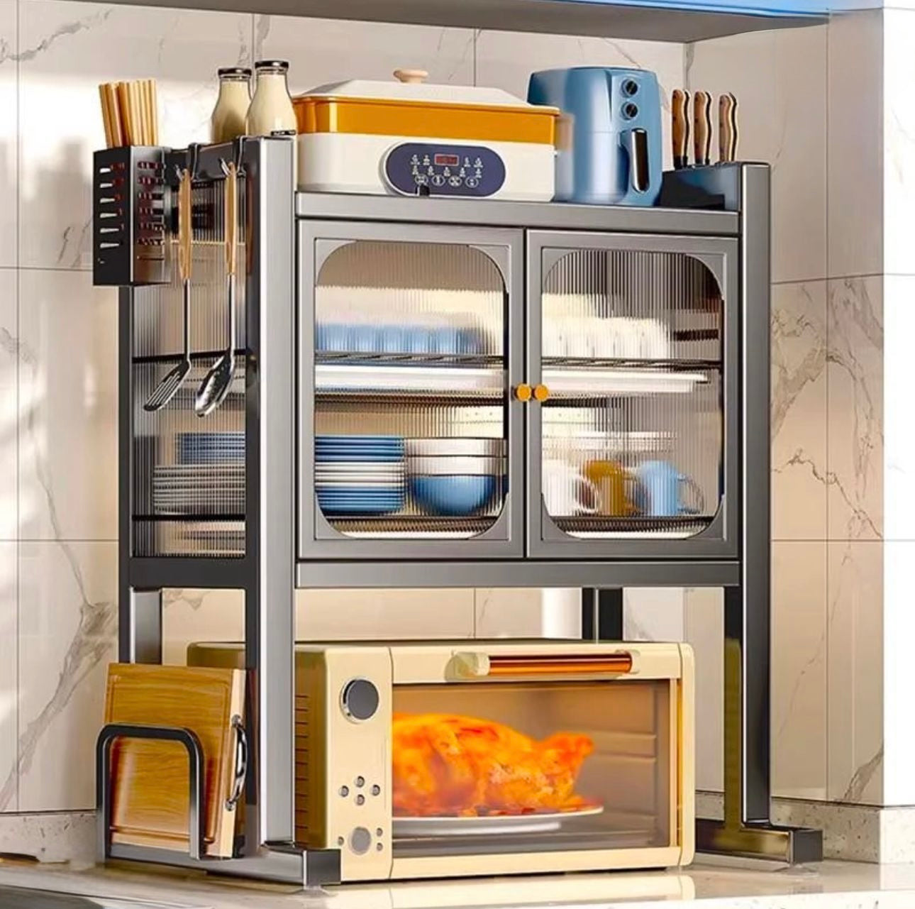 Heavy-Duty Multi-Purpose Metal Kitchen Stand