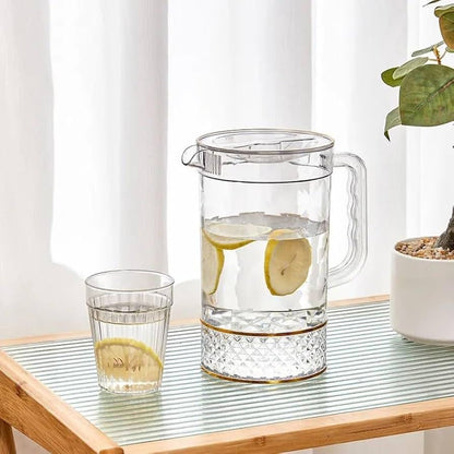Durable Water Pitcher Set with 4 Glass Cups – Everyday Elegance