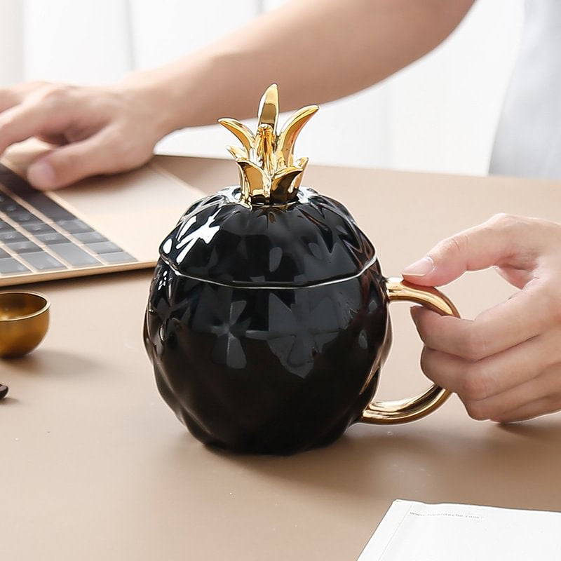 Pineapple Shaped Ceramic Mug