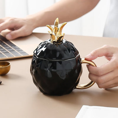 Pineapple Shaped Ceramic Mug