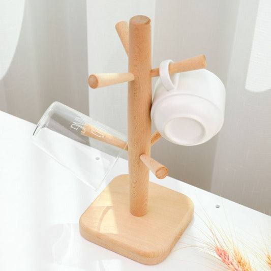Wooden Mug & Cup Stand