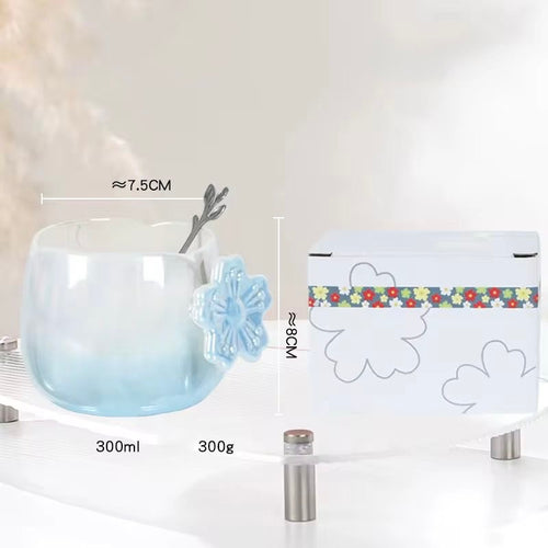 Blooming Petal Ceramic Mugs