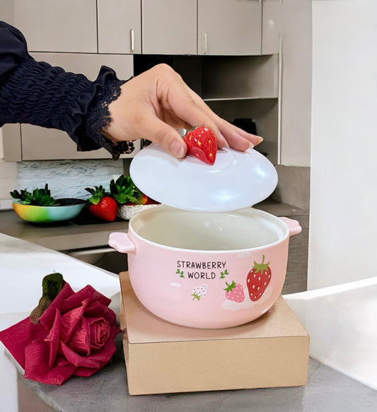 Small Decorative Ceramic Pot with Lid