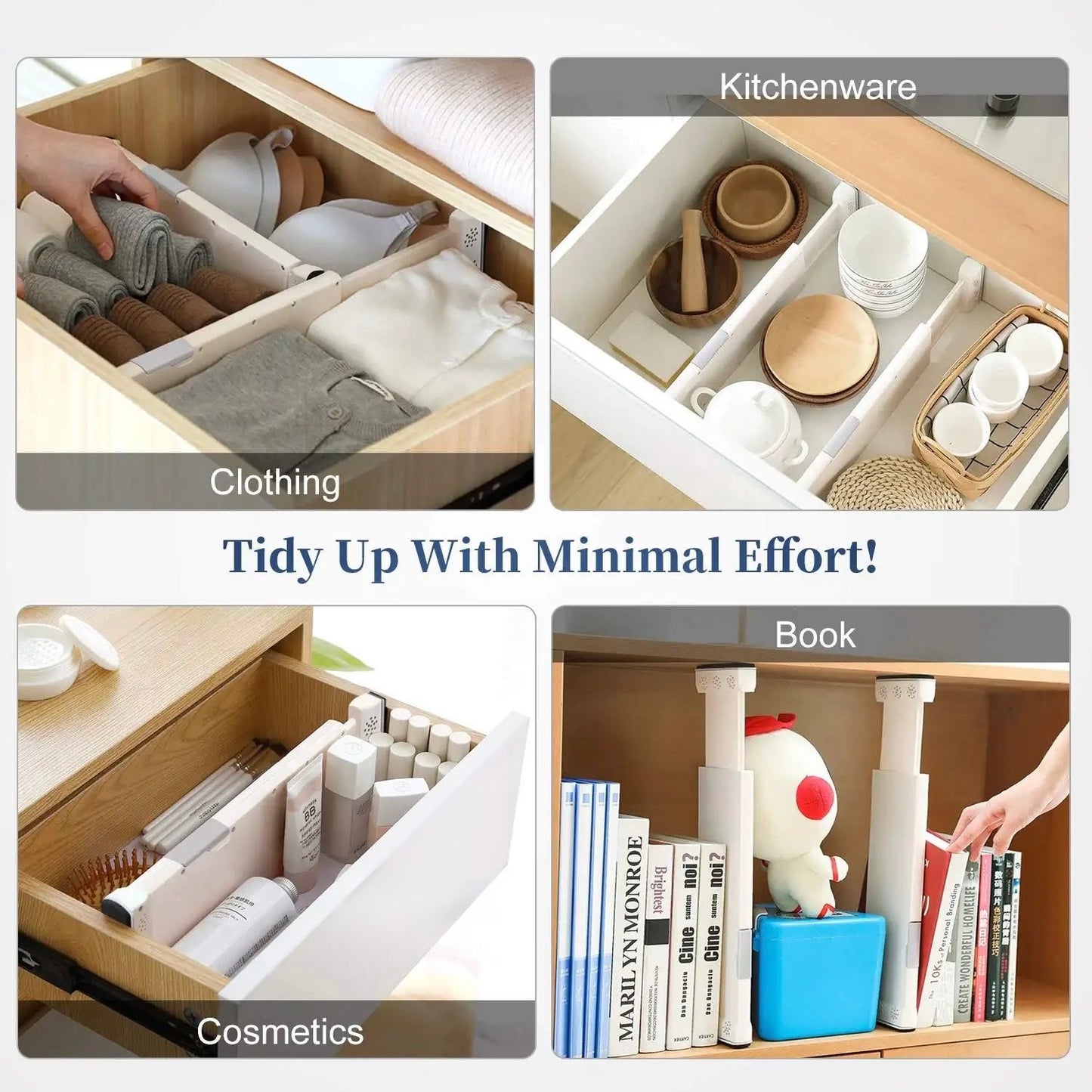 Adjustable Drawer Organizer Divider