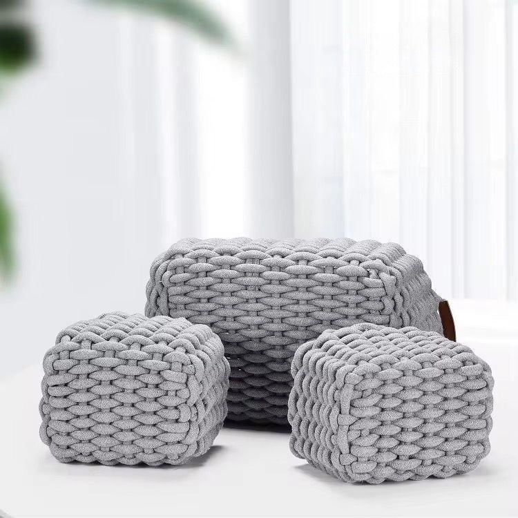 Premium 3-Piece Storage Basket Set