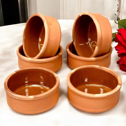 Premium Heavyweight Ceramic Oven Bowls – Set of 6