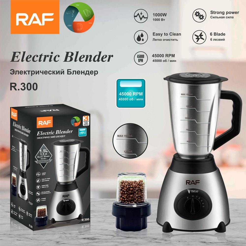 RAF Electric Blender With Coffee Grinder