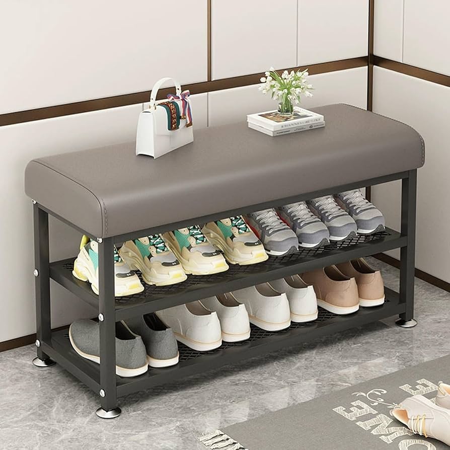 Hallway Shoe Rack with Padded