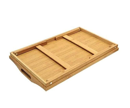 Foldable Wooden Serving Tray – Rustic Charm with Practical Design