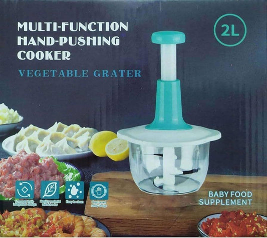 Manual Chopper for Vegetables and Fruits – 2L Capacity
