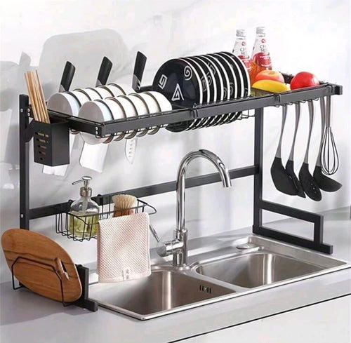 Heavy-Duty Metal Sink Stand with Multi-Use Features