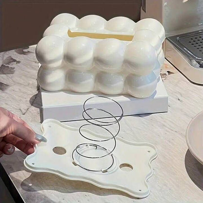 Chic Bow-Shaped Tissue Holder – Decorative and Functional Storage Box