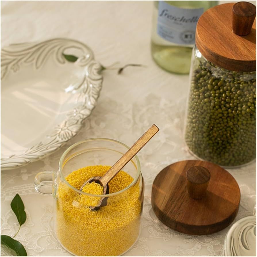 Elegant Glass Storage Jars – Perfect for Kitchen Organization
