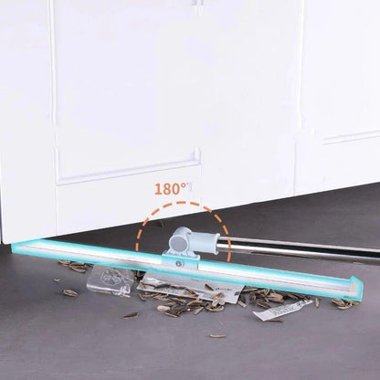 Multi-Purpose Silicone Floor Squeegee with Steel Handle