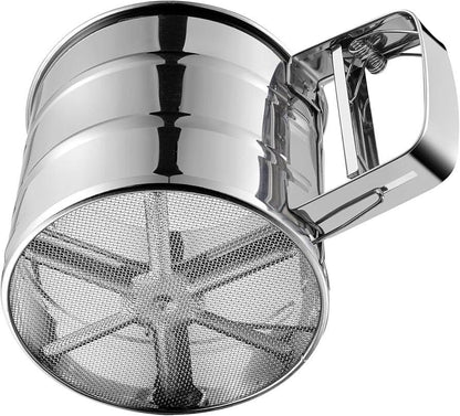 Stainless Steel Double-Layer Flour and Sugar Sifter