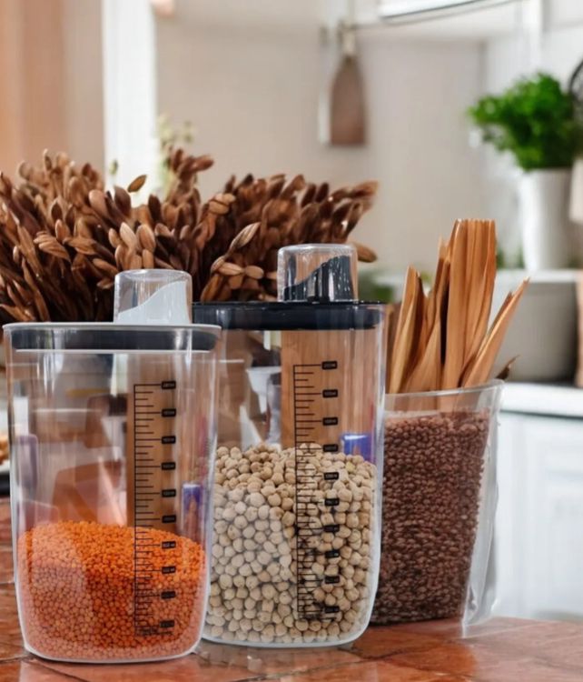 Airtight Food Storage Container – Ideal for Dry Goods & Liquids