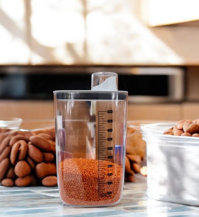 Airtight Food Storage Container – Ideal for Dry Goods & Liquids