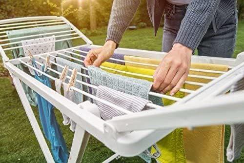 Foldable Plastic Clothes Drying Rack – Indoor & Outdoor Use