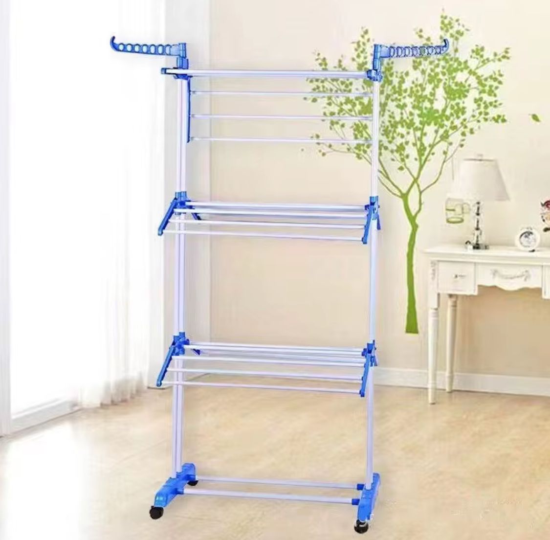 3-Tier Foldable Clothes Drying Rack
