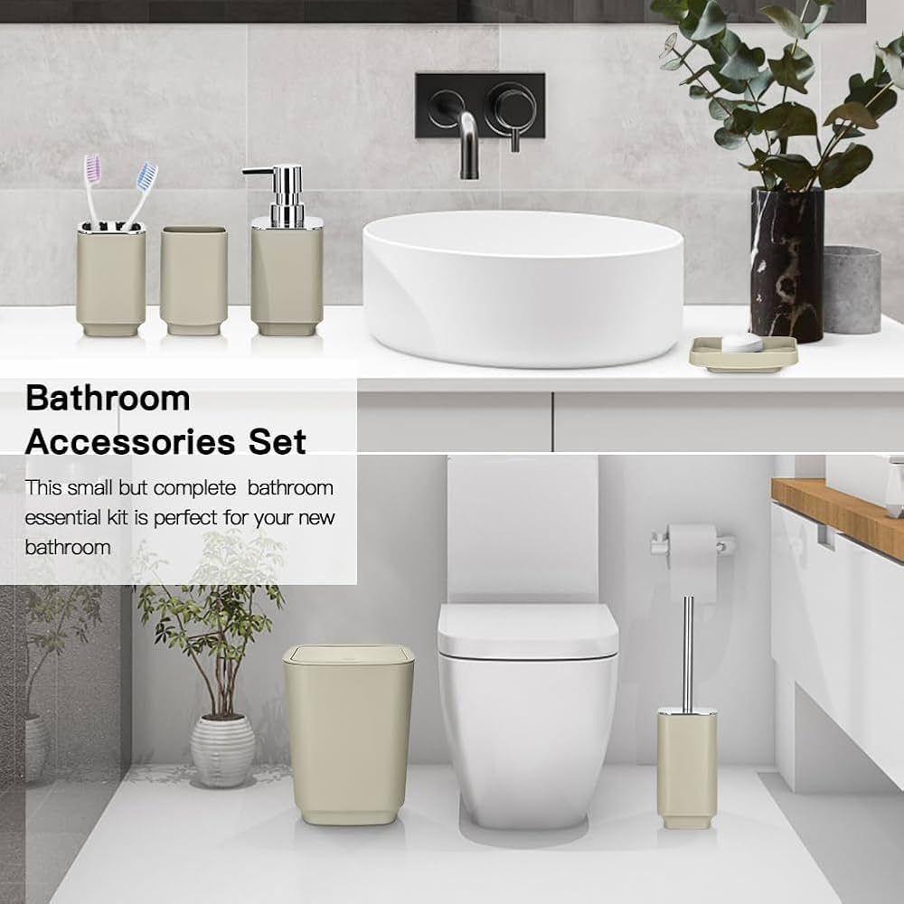 5-Piece Luxury Bathroom Accessories Set