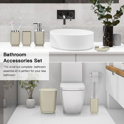 5-Piece Luxury Bathroom Accessories Set