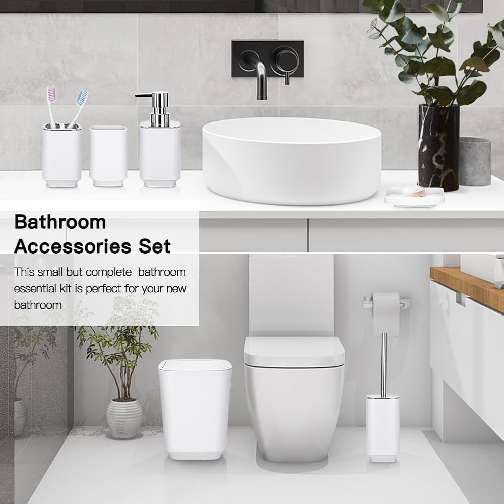 5-Piece Luxury Bathroom Accessories Set