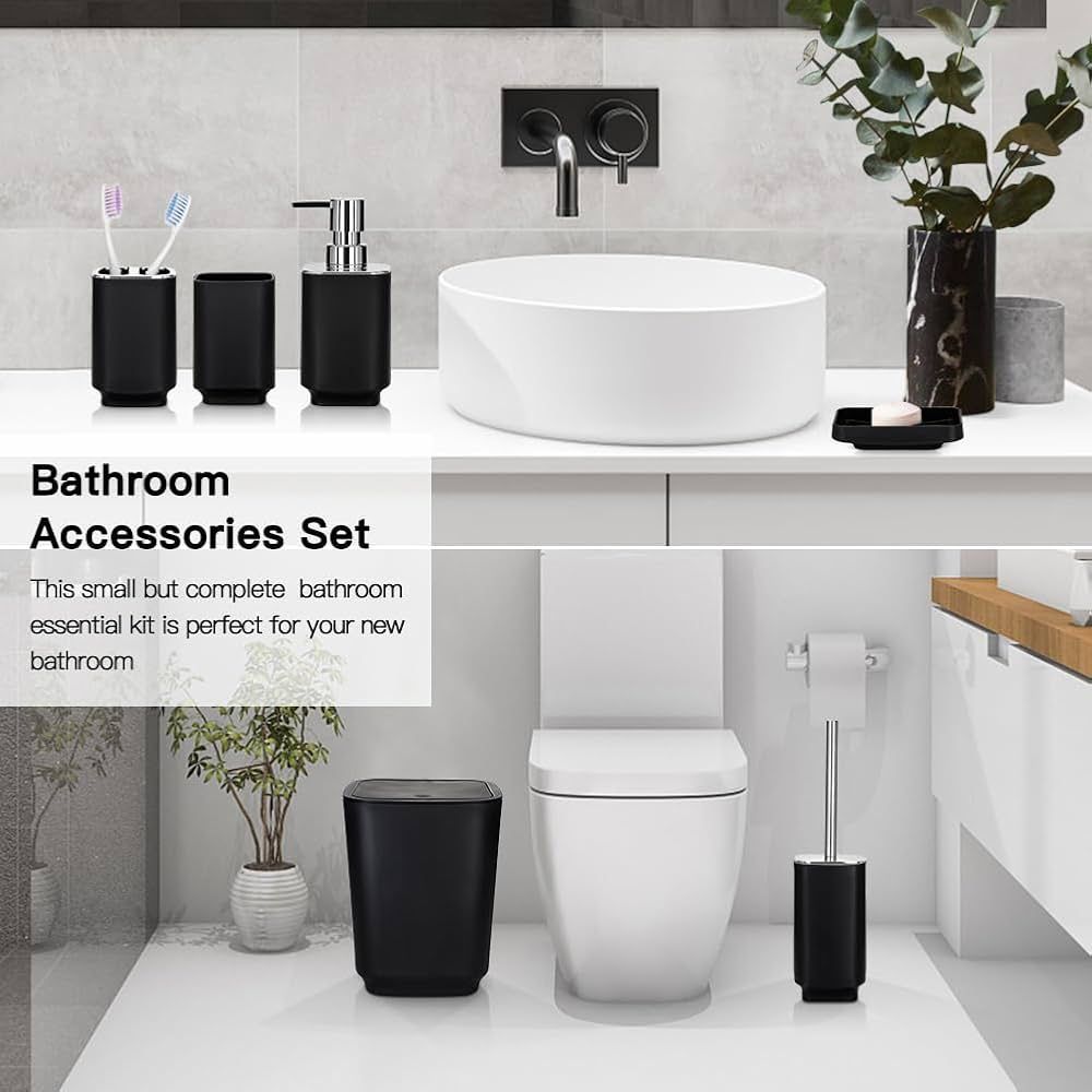 5-Piece Luxury Bathroom Accessories Set