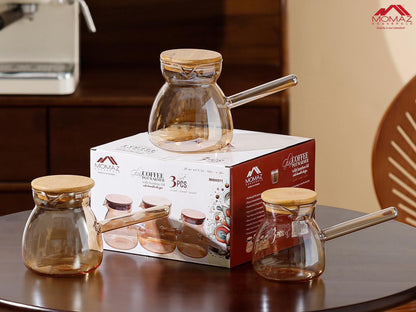 Amber Glass Teapot